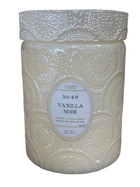 Leoben Company CA Candle Studios Vanilla Noir Candle 18 Oz Vegan Soy Wax Blend